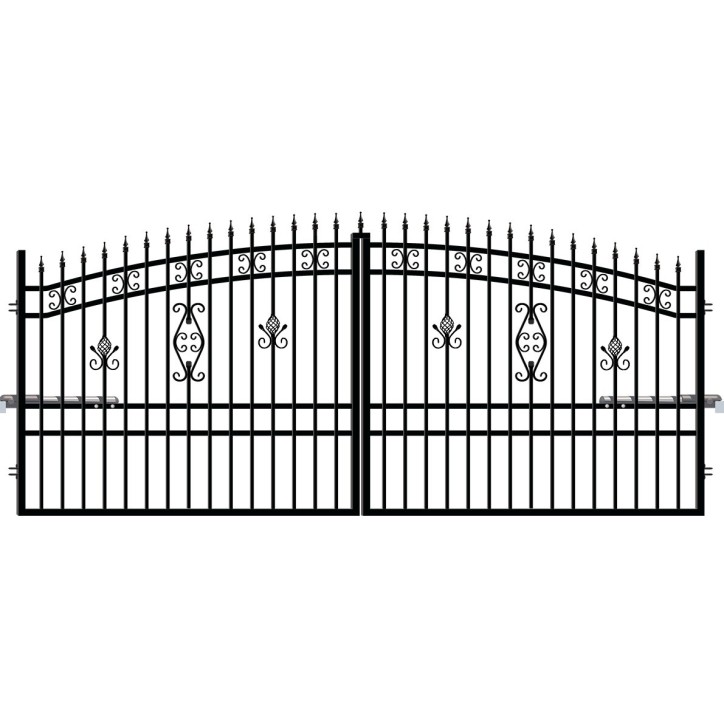 Portail ALICE double battant 3 m avec motorisation intégrée