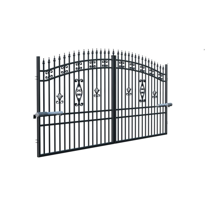 Portail ALICE double battant 3 m avec motorisation intégrée