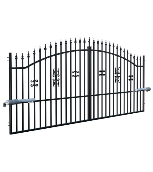 Portail ÉLIZA III double battant 4 m avec motorisation intégrée