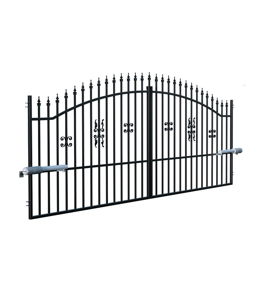 Portail ÉLIZA III double battant 4 m avec motorisation intégrée