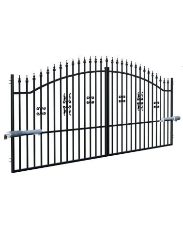 Portail ÉLIZA III double battant 4 m avec motorisation intégrée