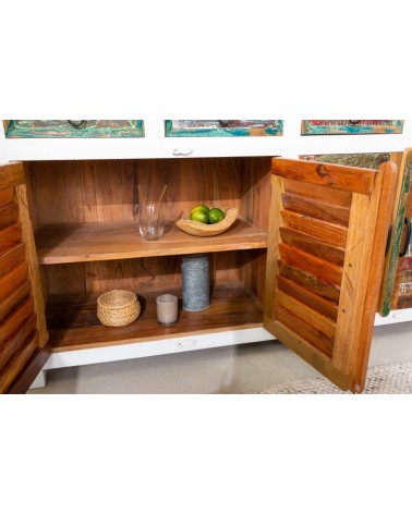 Buffet ECO II en bois recyclé et manguier 160 cm