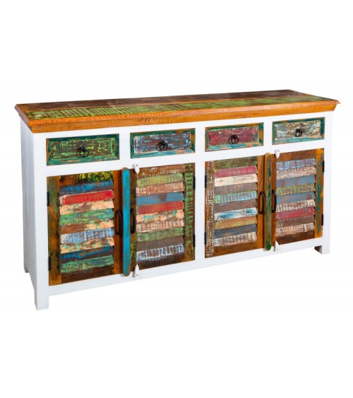 Buffet ECO II en bois recyclé et manguier 160 cm