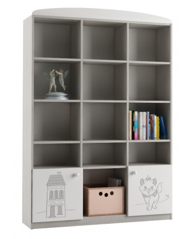 Libreria Marie 135cm bianco