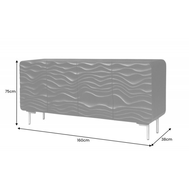 Buffet MAR en bois de manguier