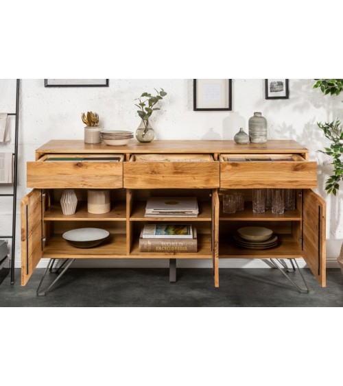 Buffet DREAM en bois de chêne et d'hévéa