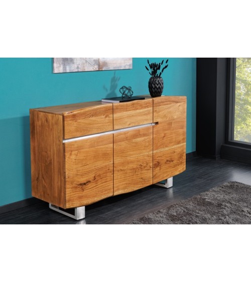 Buffet DREAM II en bois massif d'acacia 135 cm