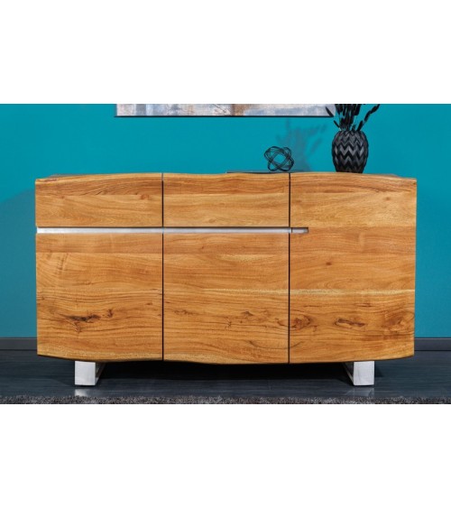 Buffet DREAM II en bois massif d'acacia 135 cm