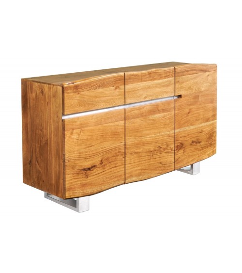 Buffet DREAM II en bois massif d'acacia 135 cm