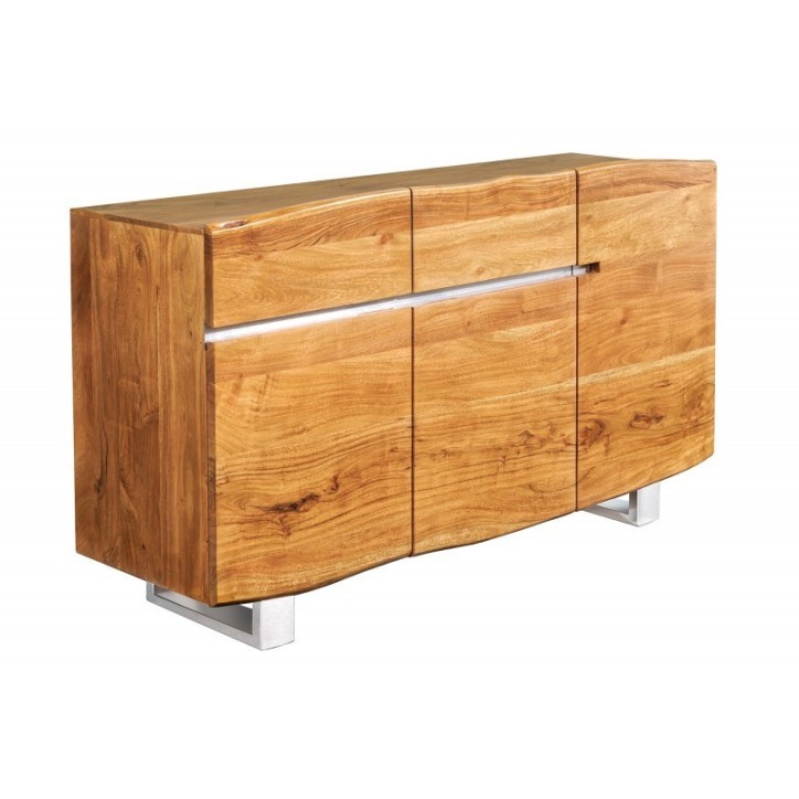 Buffet DREAM II en bois massif d'acacia 135 cm