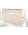 Buffet DREAM II en bois massif d'acacia 135 cm