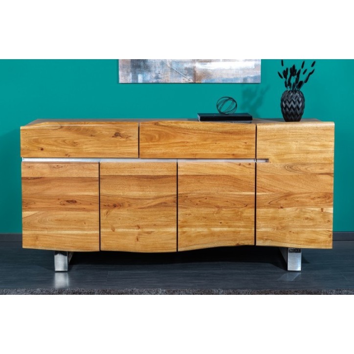Buffet DREAM II en bois massif d'acacia 170 cm