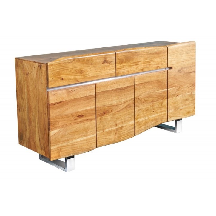 Buffet DREAM II en bois massif d'acacia 170 cm