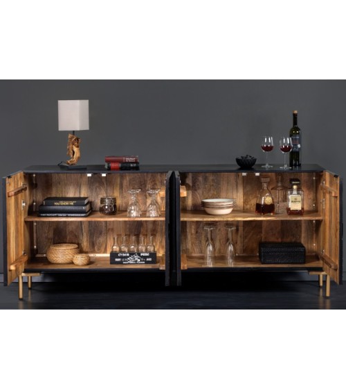 Buffet MANDALA II en bois massif de manguier