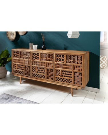 Buffet MEDINA en bois massif de manguier