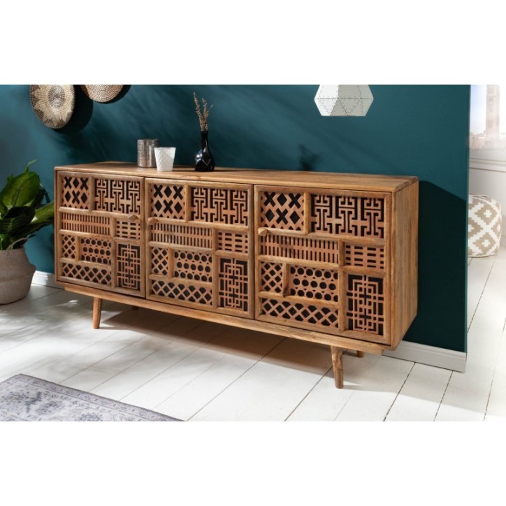 Buffet MEDINA en bois massif de manguier