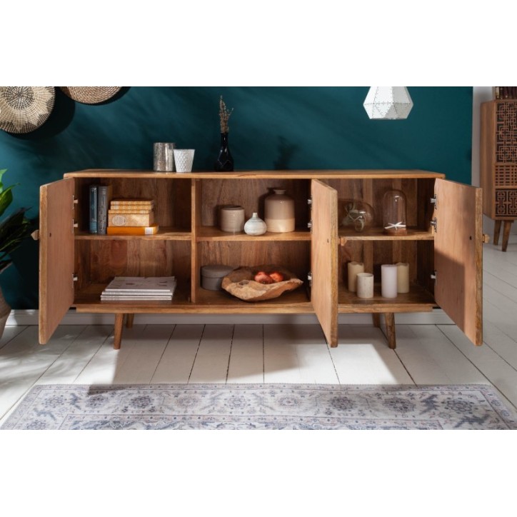 Buffet MEDINA en bois massif de manguier