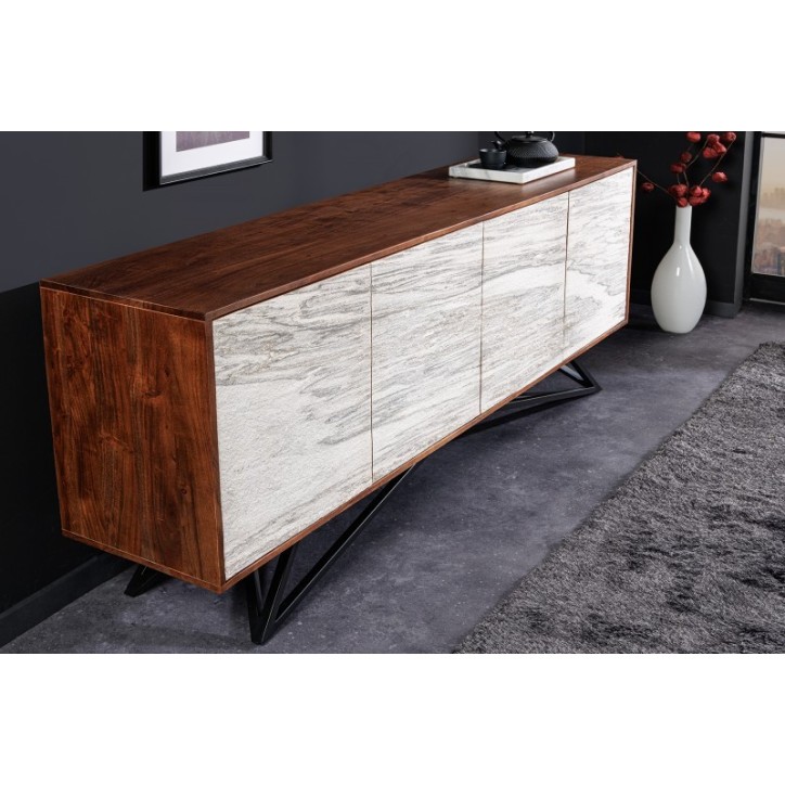 Buffet SNOW en bois d'acacia