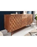 Buffet CUBE en bois massif d'acacia