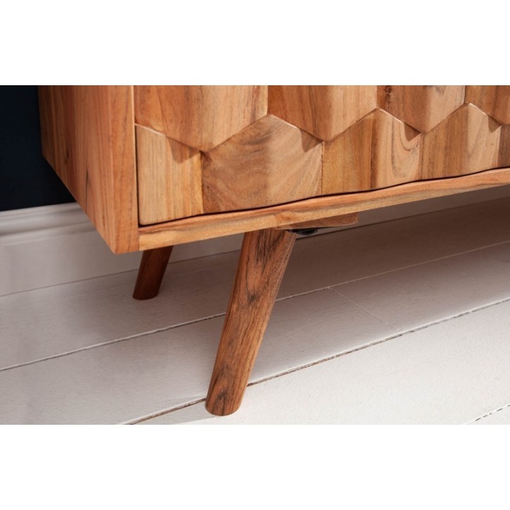 Buffet CUBE en bois massif d'acacia