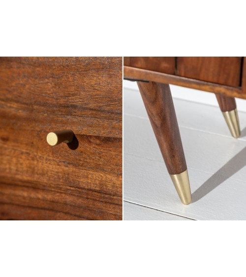 Buffet HEXAGONE bois massif d'acacia