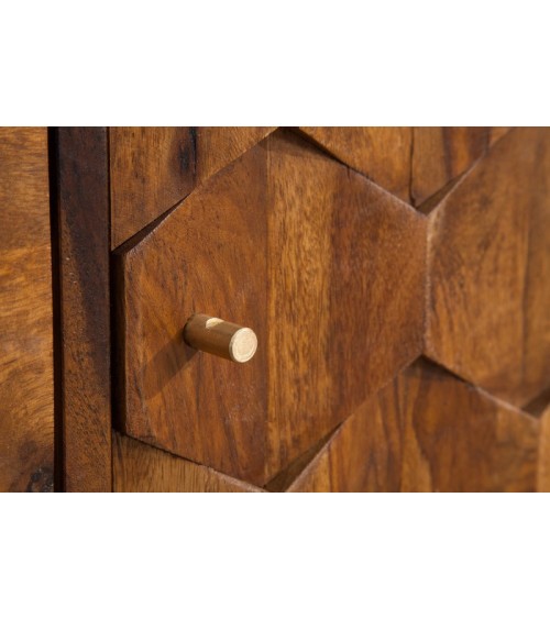 Buffet CUBE en bois massif de sheesham