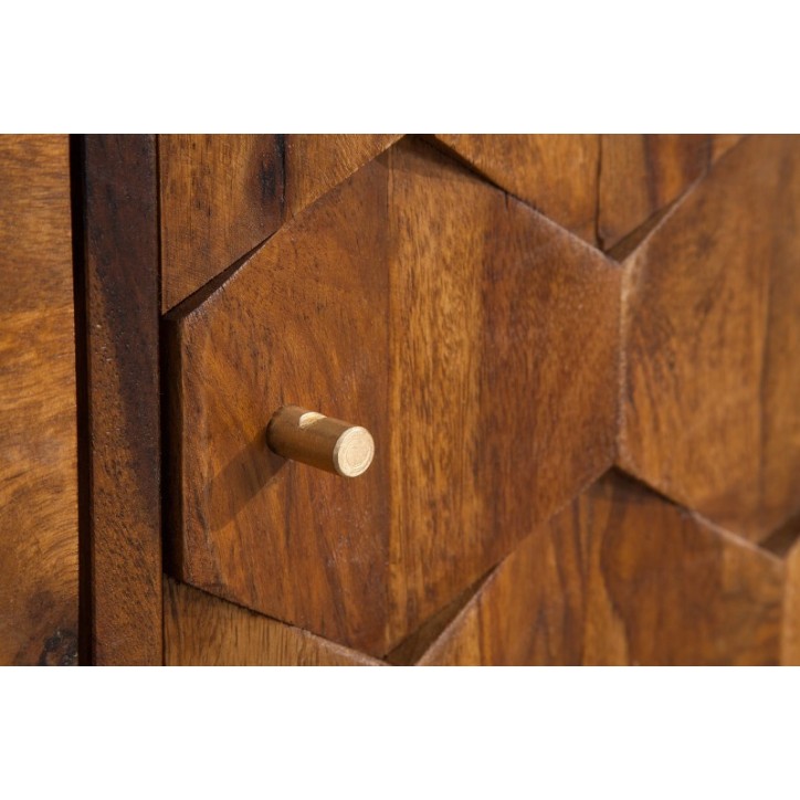 Buffet CUBE en bois massif de sheesham