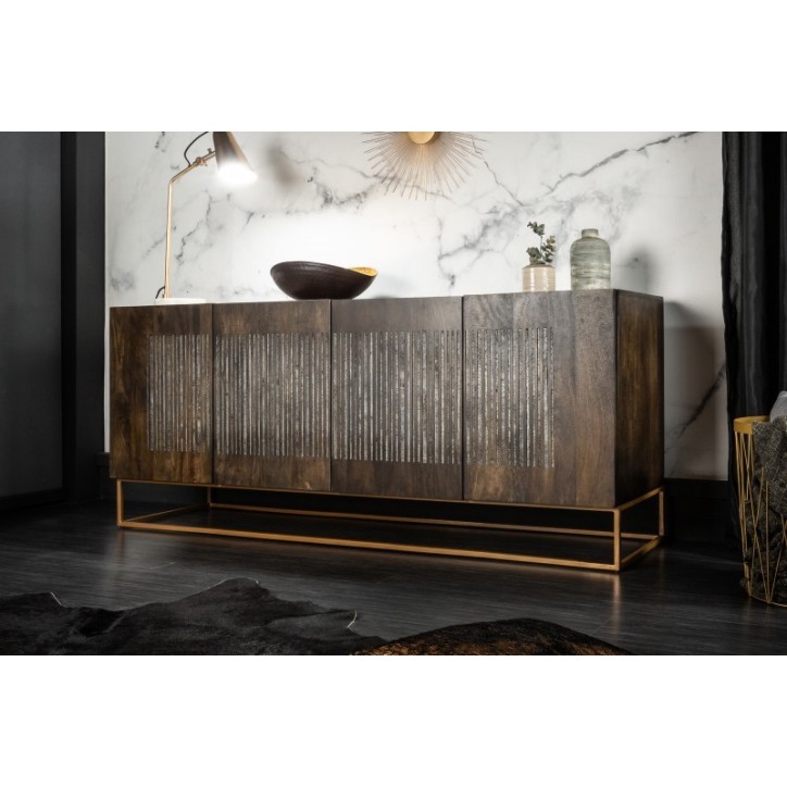 Buffet ELEGANT en bois massif de manguier