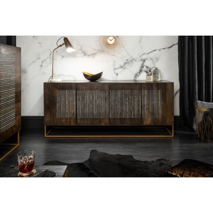 Buffet ELEGANT en bois massif de manguier