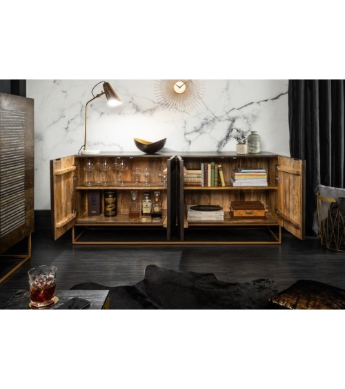 Buffet ELEGANT en bois massif de manguier