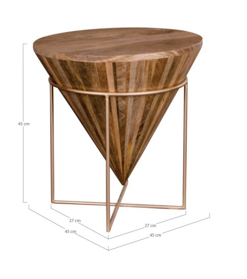 Table basse Hapur 40x43 cm