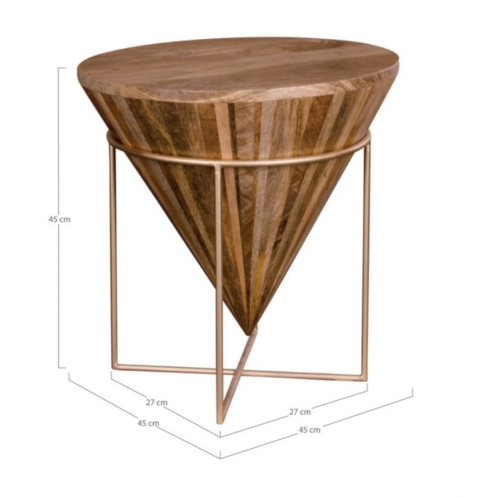 Table basse Hapur 40x43 cm
