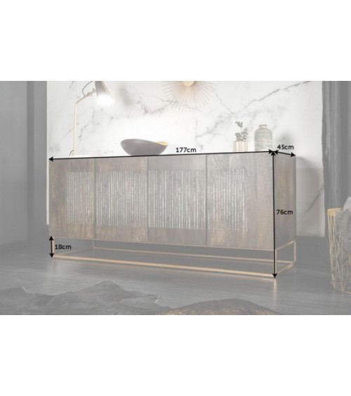 Buffet ELEGANT en bois massif de manguier