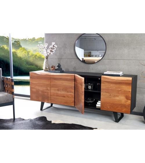 Buffet BRUT en bois d'acacia