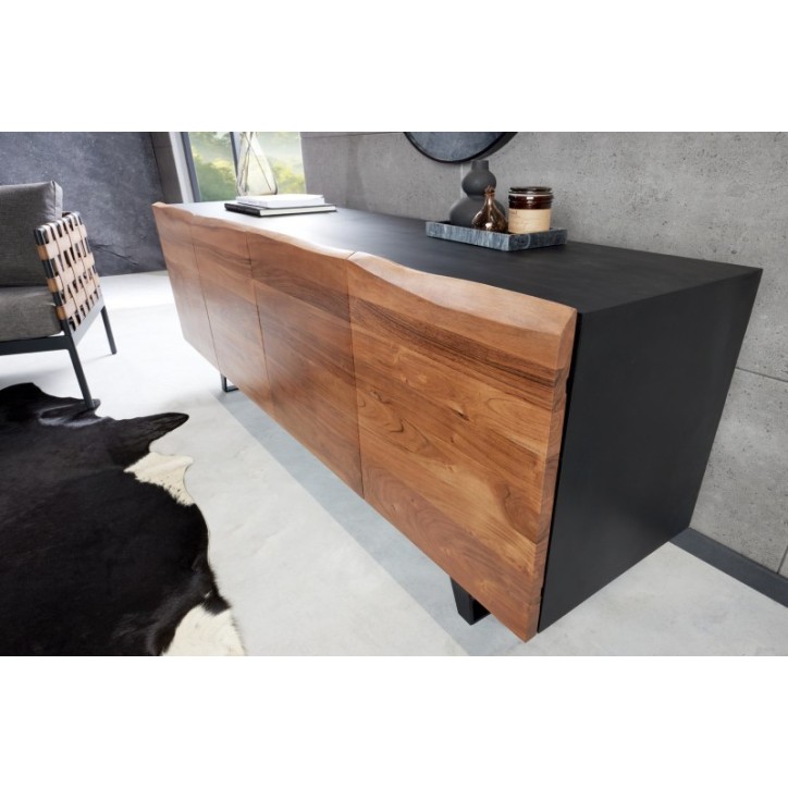 Buffet BRUT en bois d'acacia