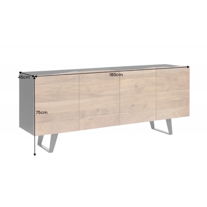 Buffet BRUT en bois d'acacia
