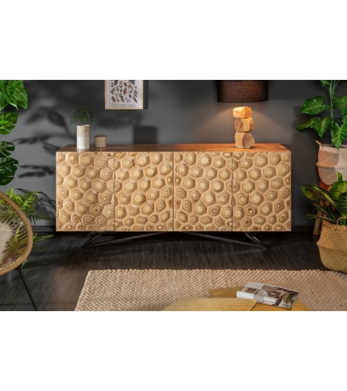 Buffet TURTLE en bois massif de manguier