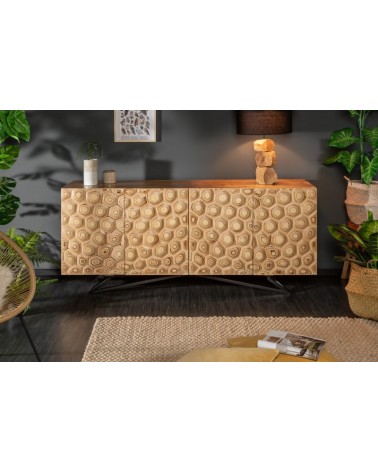 Buffet TURTLE en bois massif de manguier