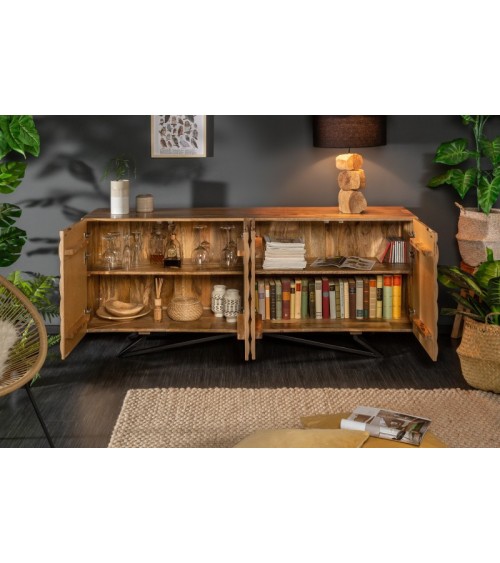 Buffet TURTLE en bois massif de manguier