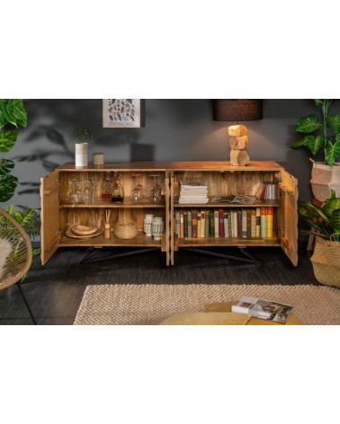 Buffet TURTLE en bois massif de manguier