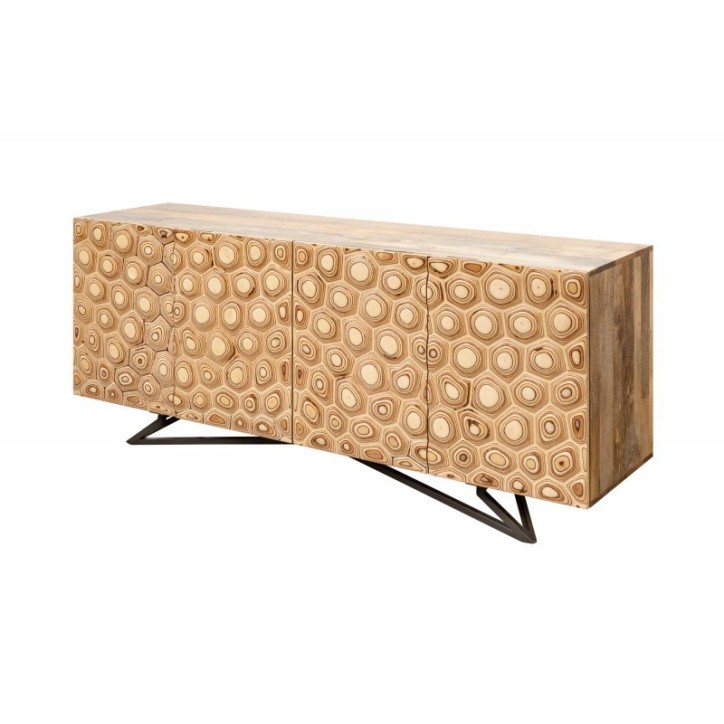 Buffet TURTLE en bois massif de manguier