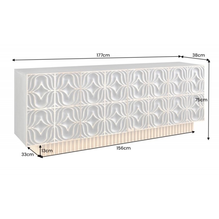 Buffet RABAT en bois de manguier