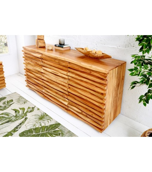 Buffet RELIEF bois massif d'acacia