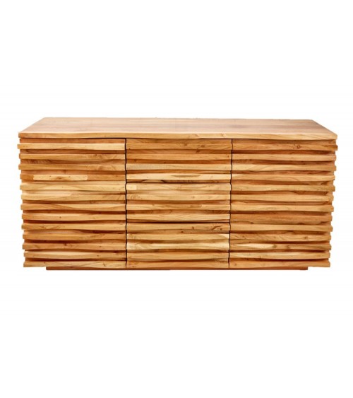 Buffet RELIEF bois massif d'acacia
