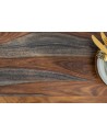 Buffet RELIEF bois massif de sheesham gris fumé