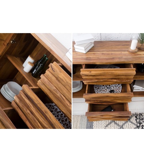 Buffet RELIEF bois massif de sheesham