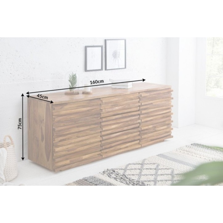 Buffet RELIEF bois massif de sheesham