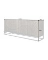 Buffet INFINITY en bois massif d'acacia gris 177 cm