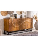 Buffet INFINITY en bois massif de manguier 140 cm