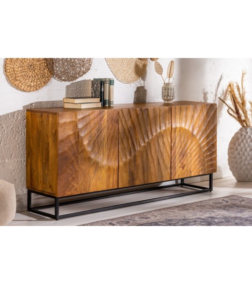 Buffet INFINITY en bois massif de manguier 140 cm